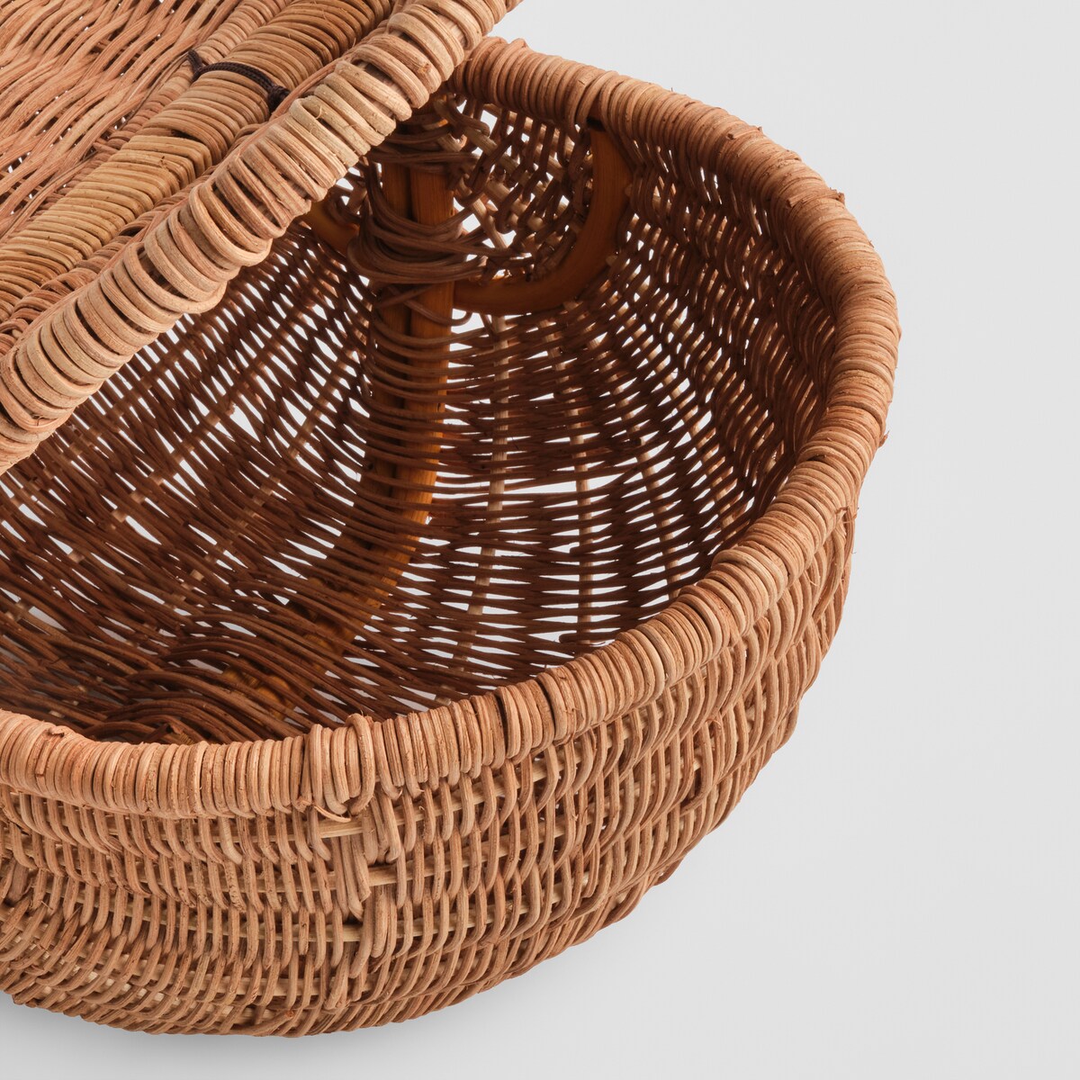 Koszyk z rączką Rakolta lid 47x32 cm