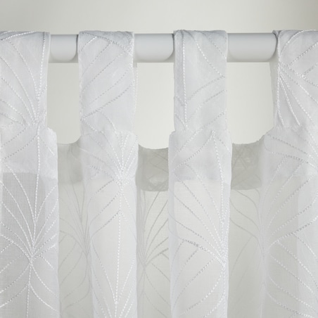 Firana Cesme 140x300 cm z motywem geometrycznym