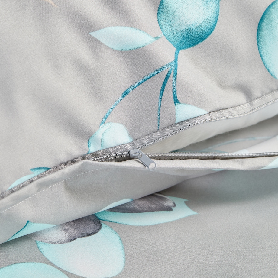 Pościel Z Mikrofibry Roisi 160x200 cm z motywem liściastym