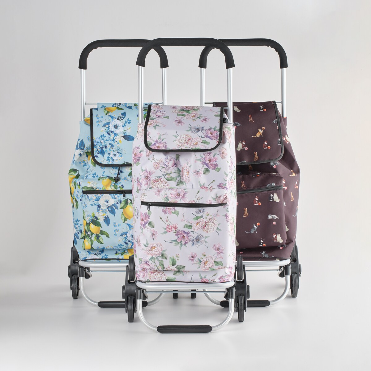 Wózek Zakupowy Lemondi 38x45 cm z motywem owoców