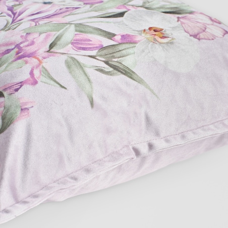 Poszewka z nadrukiem Anneli 45x45 cm z motywem kwiatowym