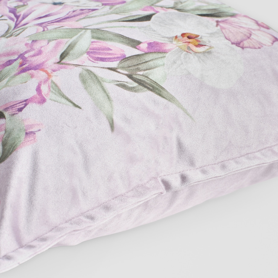 Poszewka z nadrukiem Anneli 45x45 cm z motywem kwiatowym