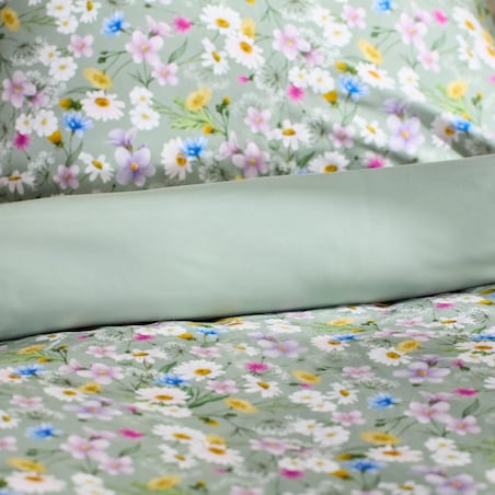 Pościel z bawełny satynowej Melow 200x220 cm z motywem kwiatowym