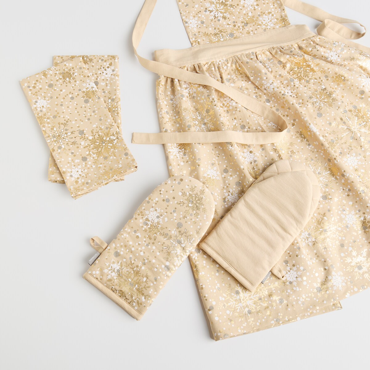 Komplet Ścierek Snowf 45x65 cm z motywem śnieżynki