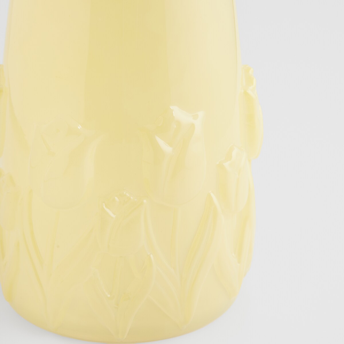 Wazon Glass tulip z motywem kwiatowym