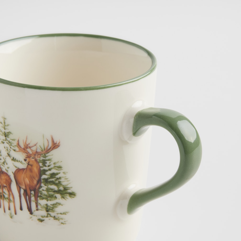 Komplet Kubków Hirvos z motywem zwierząt leśnych