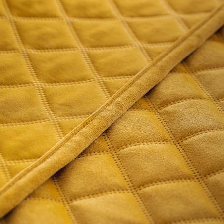 Narzuta Welwetowa w Wytłaczany Geometryczny Wzór Mismi 200x220 cm