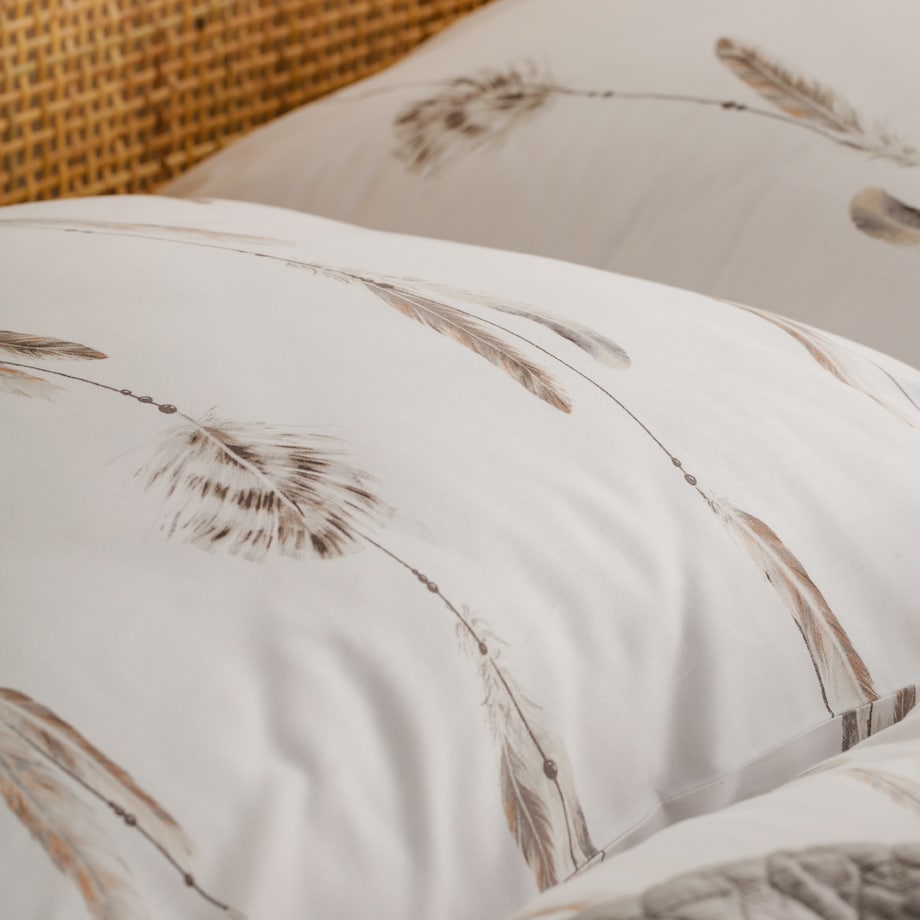 Pościel Satynowa Feather 200x220 cm