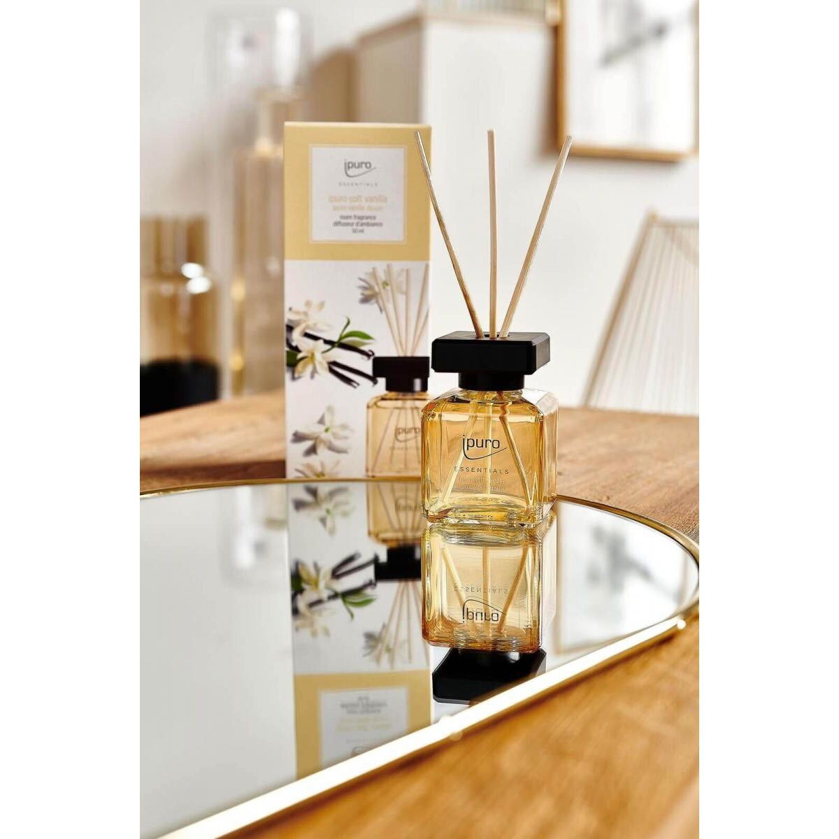 Dyfuzor zapachowy ipuro ESSENTIALS, Soft Vanilla, 50 ml