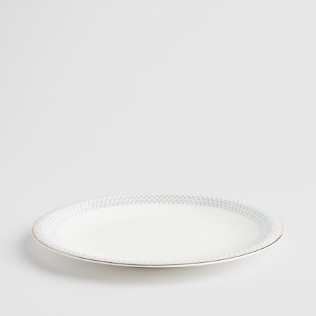 Talerz Obiadowy Cadena z motywem geometrycznym