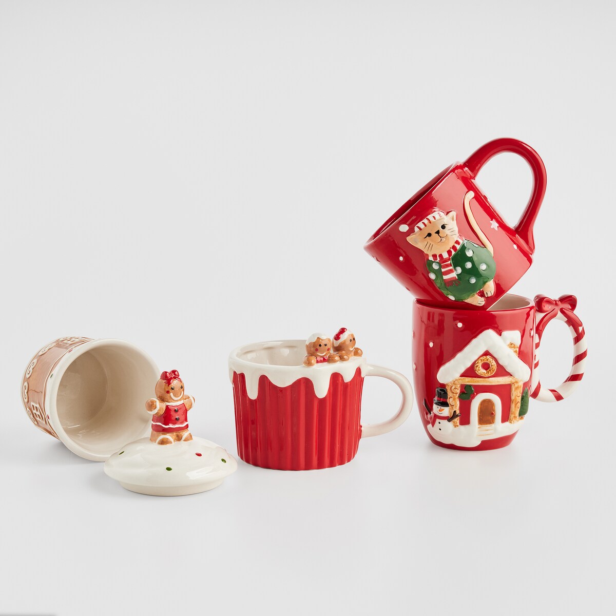 Kubek Gingerbreadios z motywem piernika