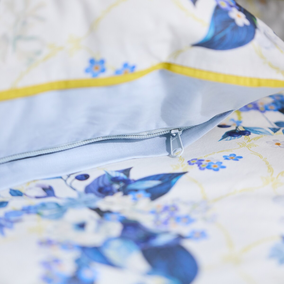 Pościel bawełniana z lamówką Lemondio 160x200 cm