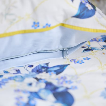 Pościel bawełniana z lamówką Lemondio 160x200 cm