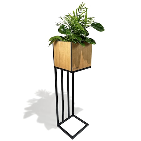 Kwietnik loftowy Harmonic Oak 22x22x80 cm