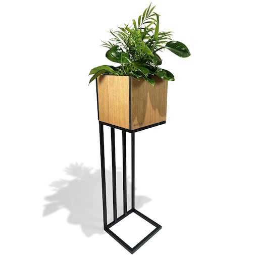 Kwietnik loftowy Harmonic Oak 22x22x80 cm