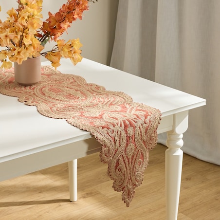 Bieżnik Haftowany Jutini 38x145 cm