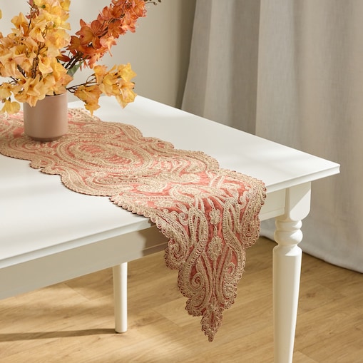 Bieżnik Haftowany Jutini 38x145 cm