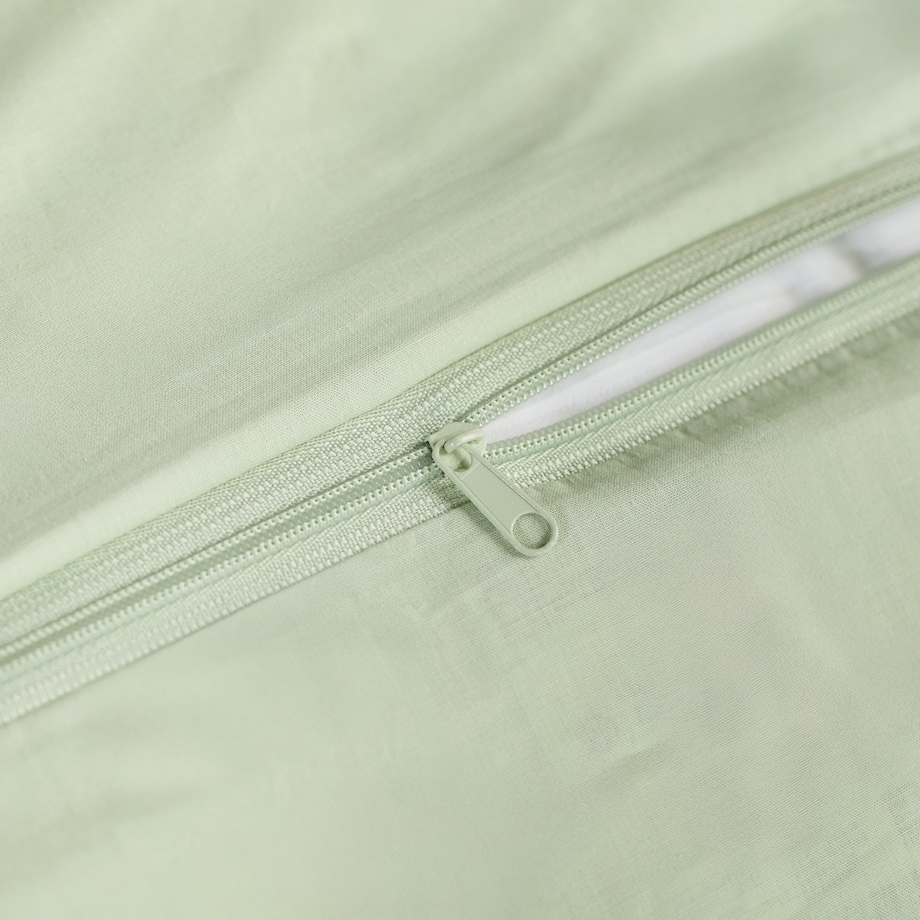 Pościel bawełniana z lamówką Berralee 160x200 cm z motywem owoców