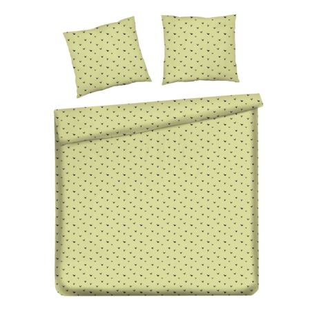 Pościel z bawełny satynowej Mallory 200x220 cm z motywem serc