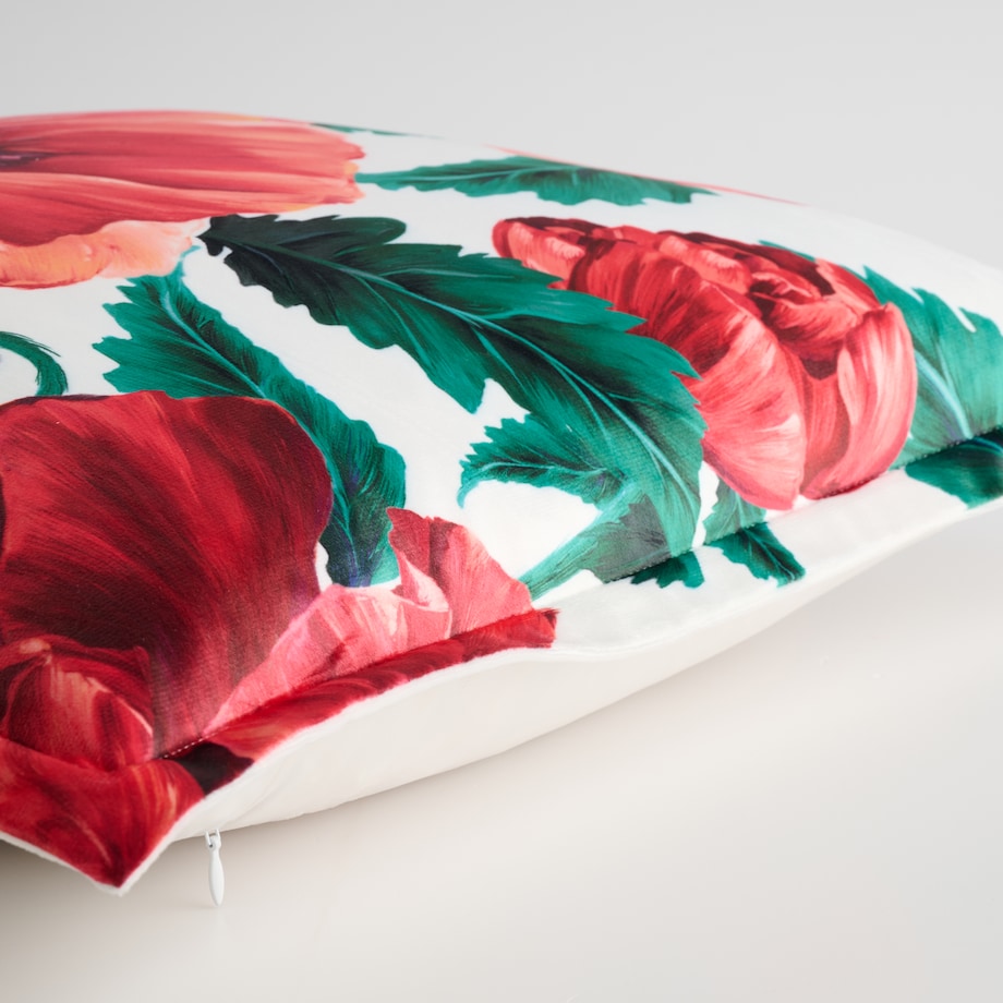 Poszewka z nadrukiem Casinos 45x45 cm z motywem kwiatowym