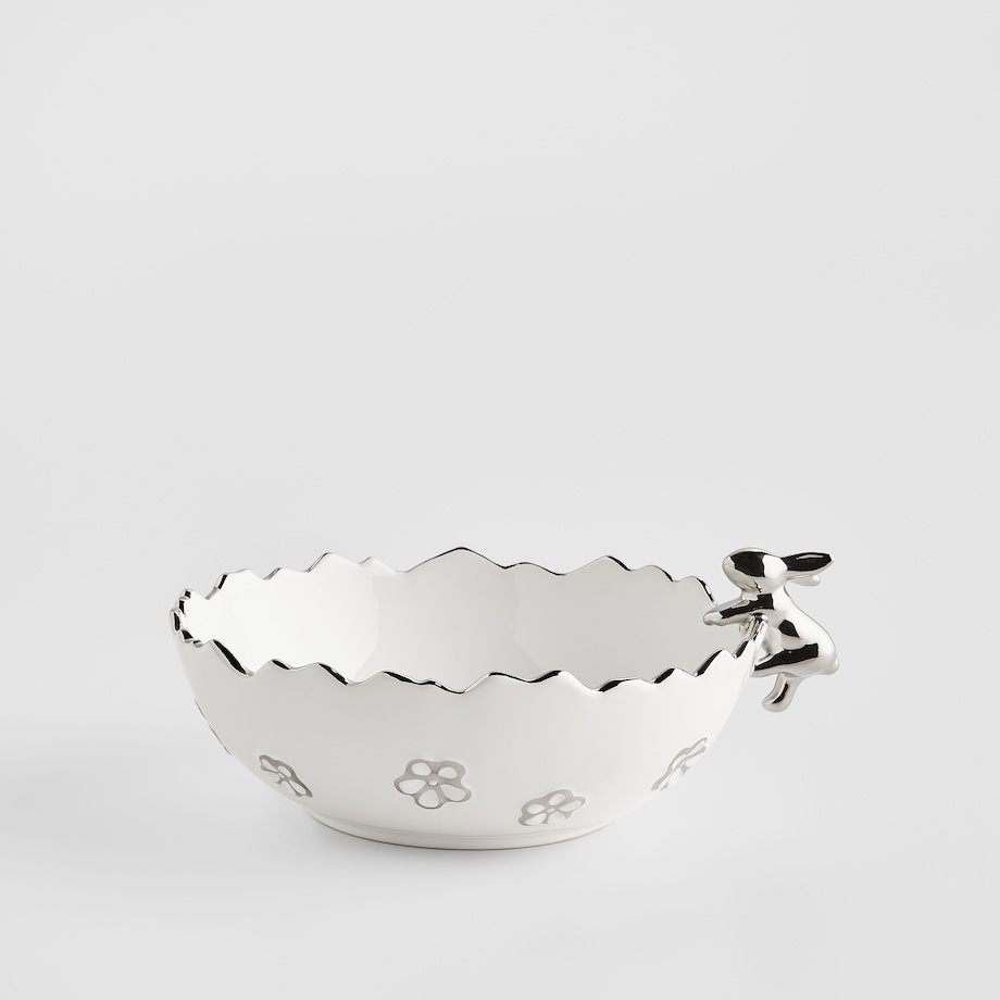 Misa Flosales bunny z motywem kwiatowym i królika