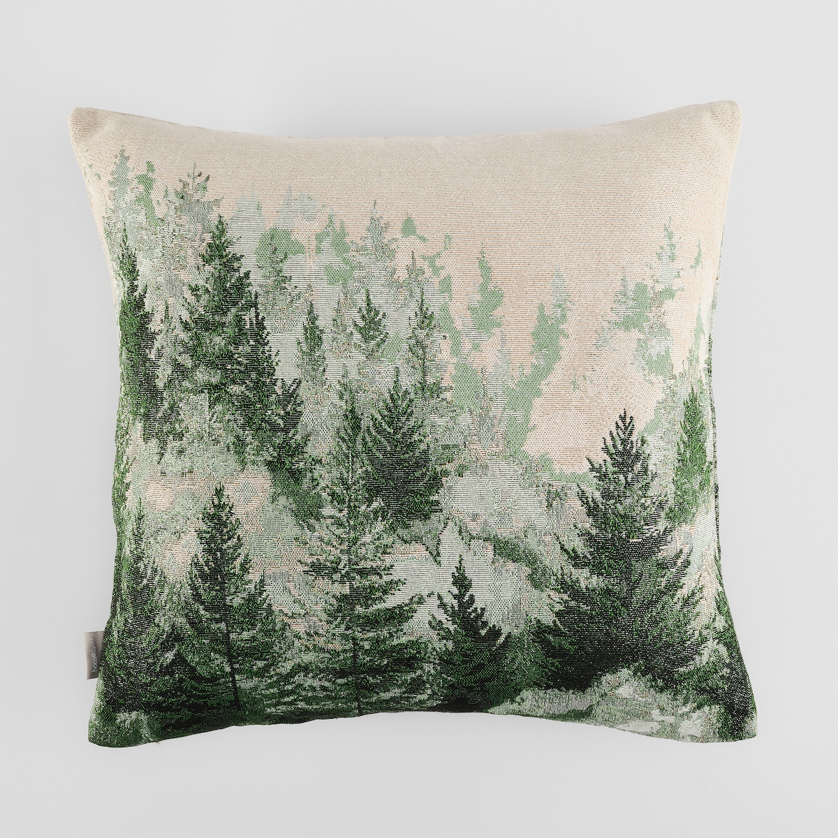 Poszewka Żakardowa Pinarte 45x45 cm z motywem choinki