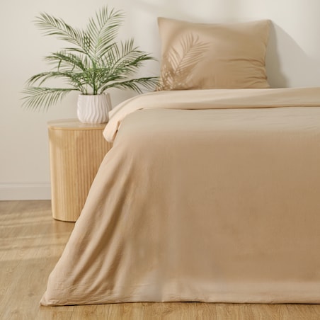 Komplet pościeli bawełnianej Bedila 140x200 cm z 1 poszewką 50x60