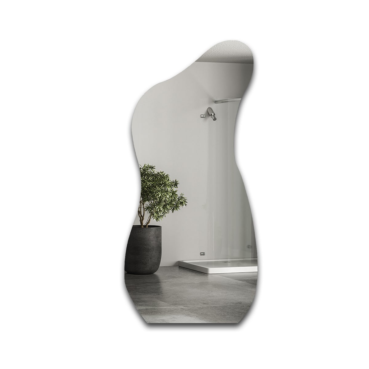 Dekoracyjne lustro o organicznym kształcie - ANGELIT