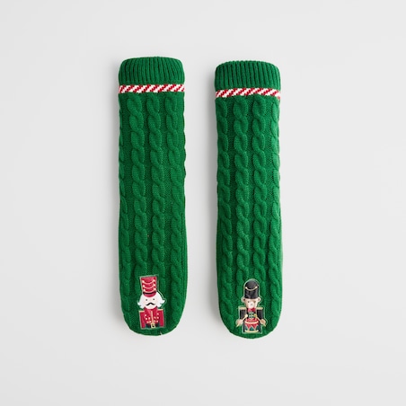 Skarpetki Nutpatcher z motywem dziadka do orzechów