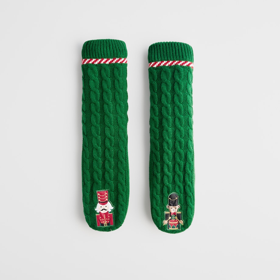 Skarpetki Nutpatcher z motywem dziadka do orzechów