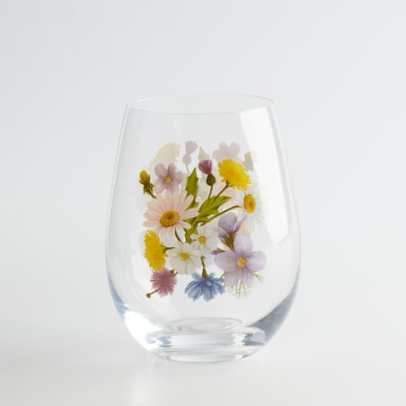 Szklanka Melow z motywem kwiatowym