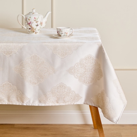 Obrus Żakardowy Hiren 148x220 cm z motywem arabeski