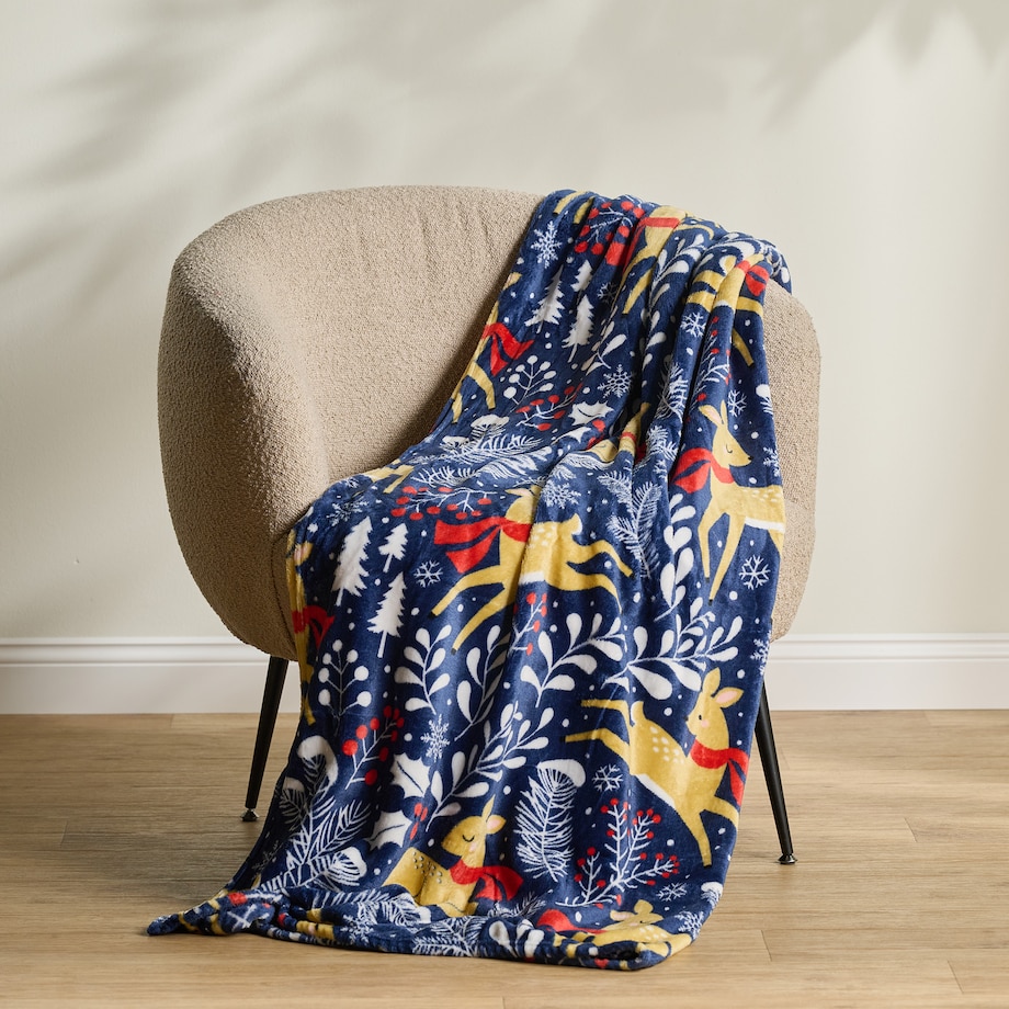 Drukowany koc Festive Vibes 130x170 cm