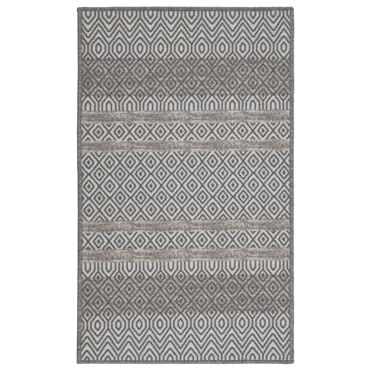 Chodnik Antypoślizgowy Vita 60x100cm Geometryczny Szary