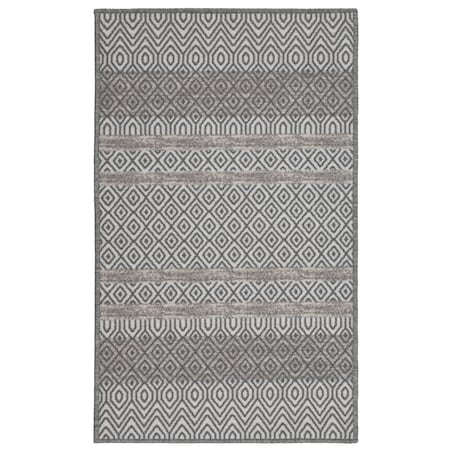 Chodnik Antypoślizgowy Vita 60x100cm Geometryczny Szary