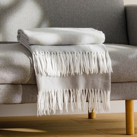 Pled Lekki Tkany z Frędzlami Lomani 150x200 cm