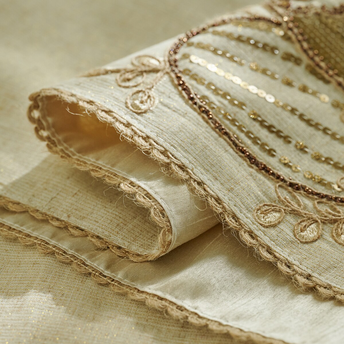 Bieżnik Haftowany Oaken 35x180 cm z motywem jajka