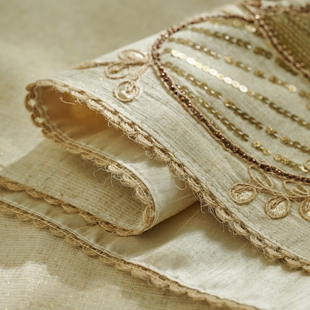 Bieżnik Haftowany Oaken 35x180 cm z motywem jajka