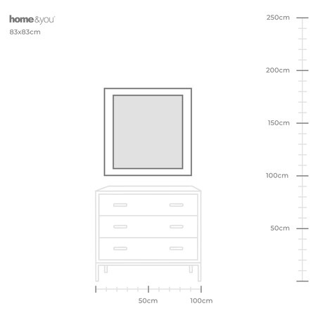 ręcznie zdobiony obraz na płótnie w ramie parata 80x80