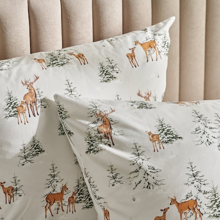 Pościel Bawełniana Hivros 200x220 cm z motywem zwierząt leśnych