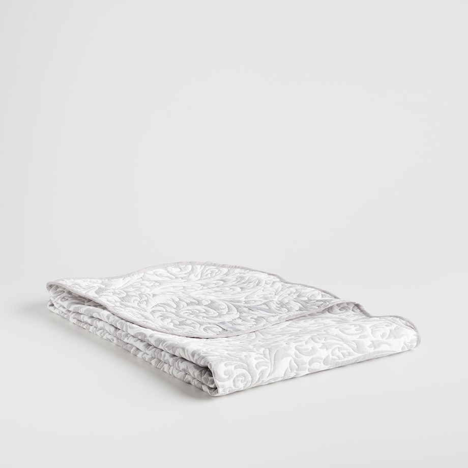 Narzuta Z Bawełną Sulani 200x220 cm z motywem arabeski