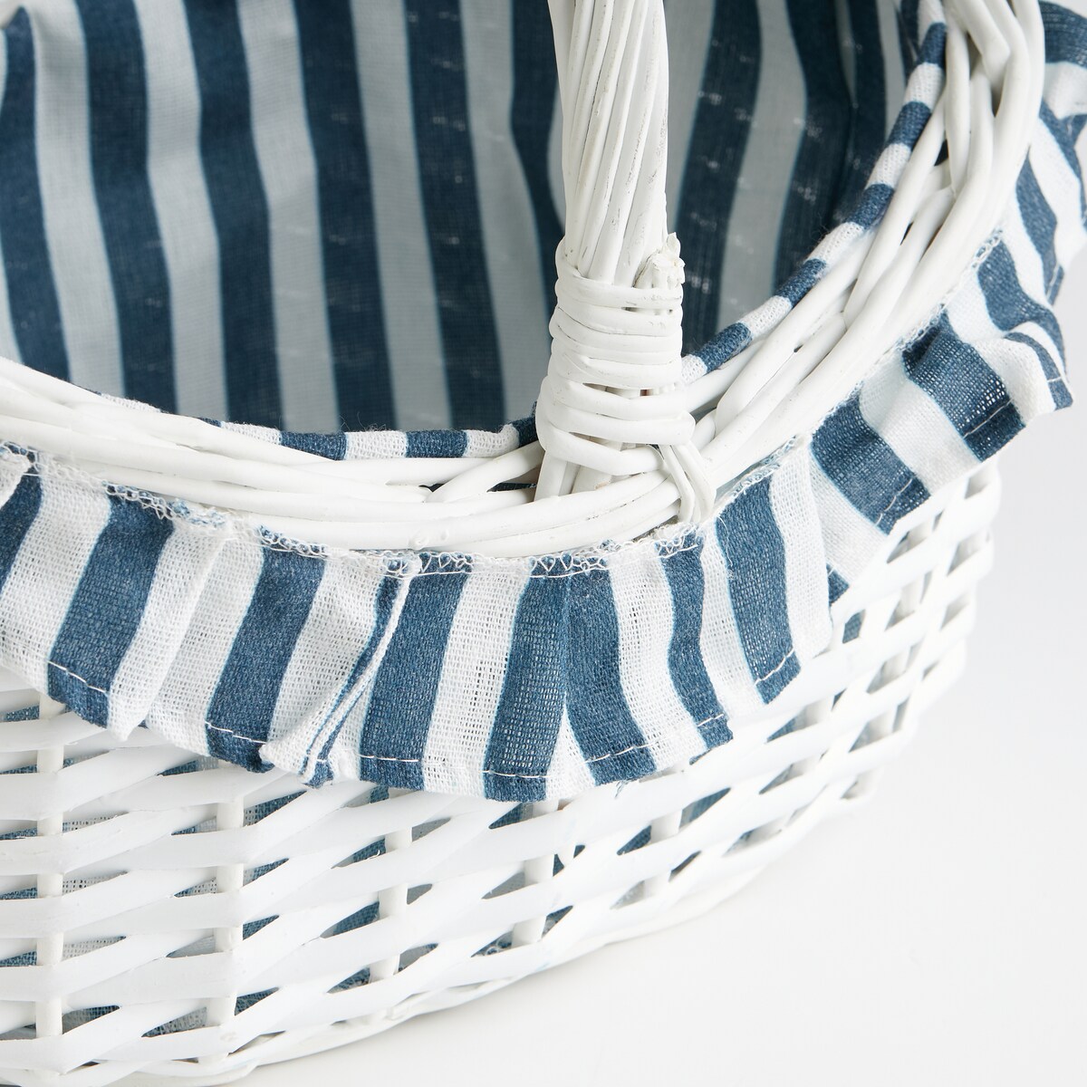 Koszyk z rączką Omoni 26x32 cm w kratę