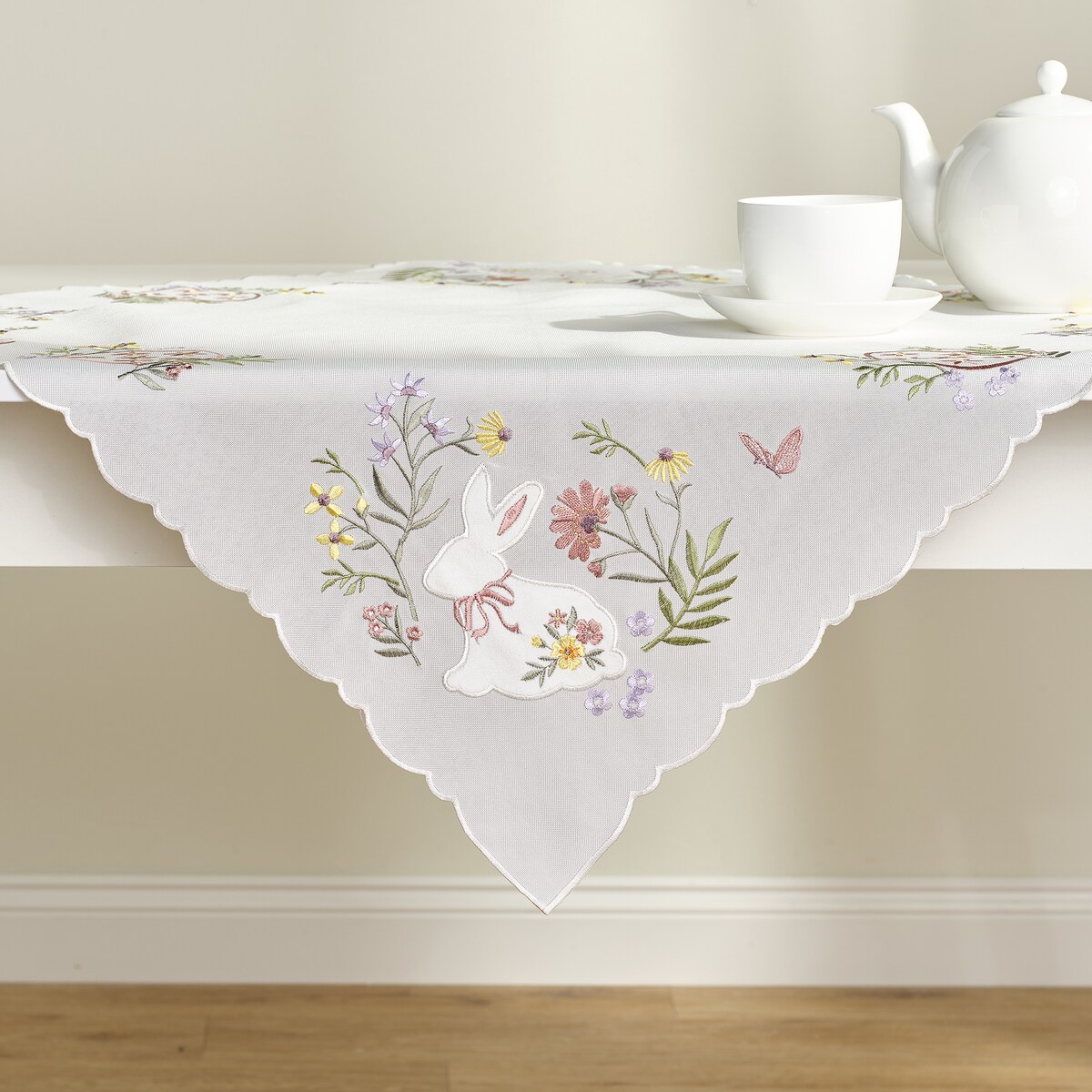 Serweta Haftowana Lapique 80x80 cm z motywem jajka