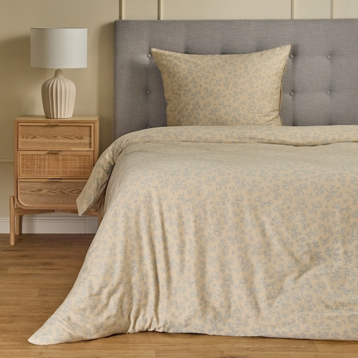 Pościel z bawełny satynowej Rosmarin 140x200 cm z motywem roślinnym