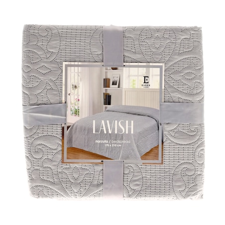 Jednokolorowa narzuta na łóżko Lavish 170x210 cm