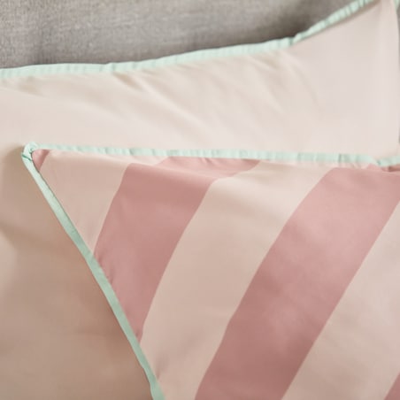 Pościel z mikrofibry z lamówką Pasiu 160x200 cm w paski