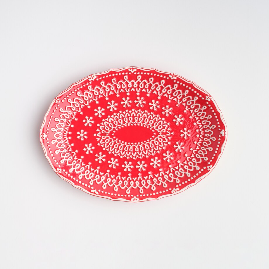 Patera Gingerjoy z motywem śnieżynki