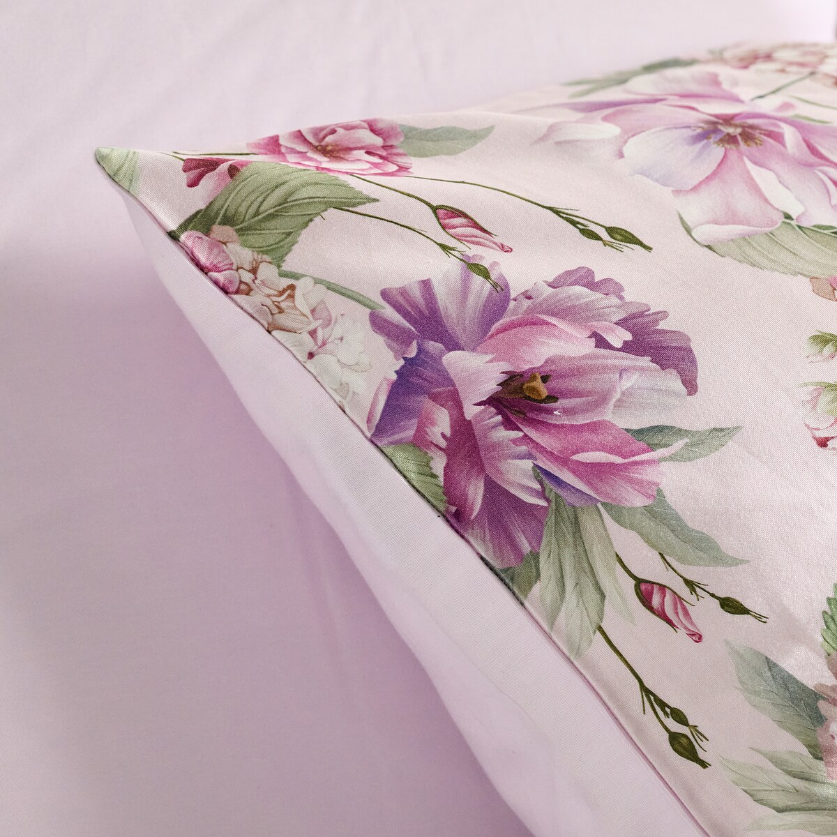 Pościel z bawełny satynowej Tensianis 160x200 cm z motywem kwiatowym