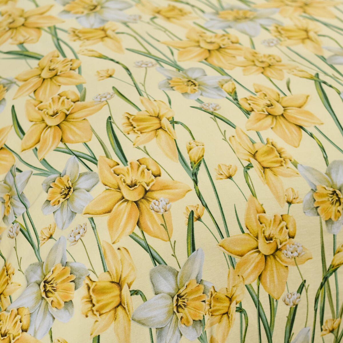 Pościel z bawełny satynowej Daffelis 160x200 cm z motywem kwiatowym