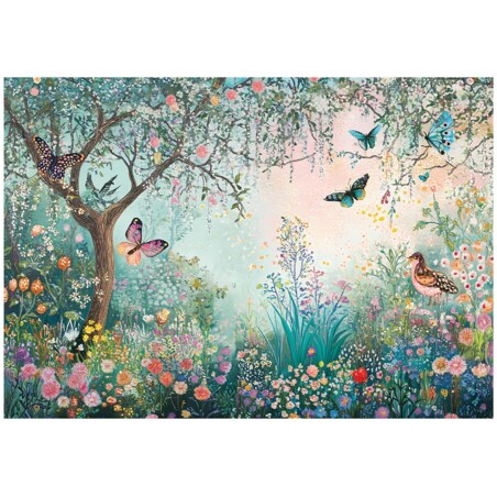 Fototapeta Dla Dzieci Na Flizelinie Zaczarowny Drzewa Niebieski 300x210